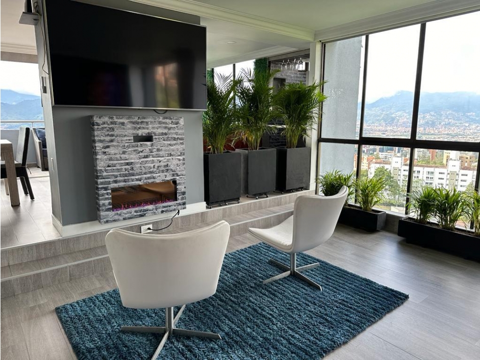 VENTA PENTHOUSE AMOBLADO EN EL POBLADO MEDELLIN — foto 6