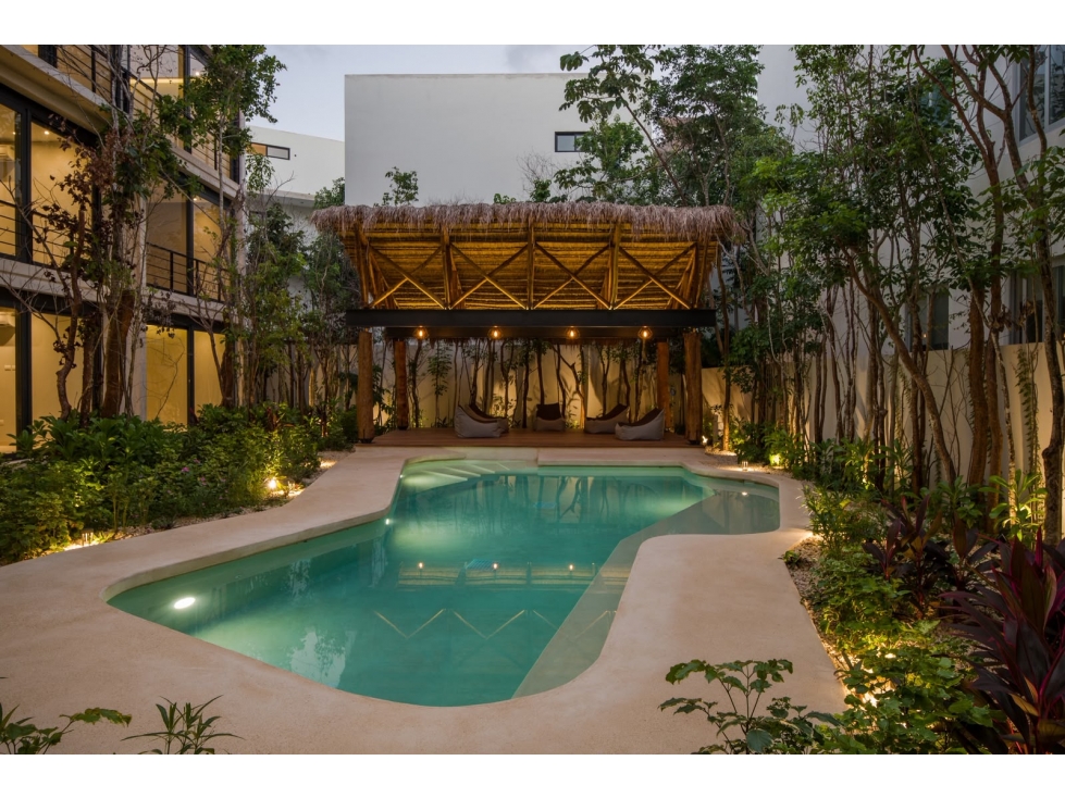 Departamento en Venta, Aldea Zamá Tulum, Amueblado, Edificio Boutique