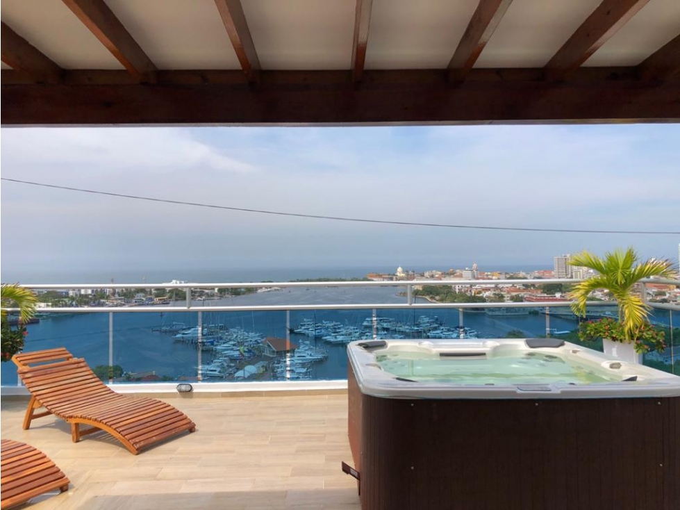 Vencambio Pent-house de 3 Niveles Sector Manga Cartagena — foto 3