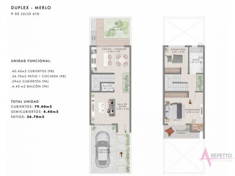 DUPLEX A LA VENTA DE POZO EN 9 DE JULIO AL 600, MERLO - 2