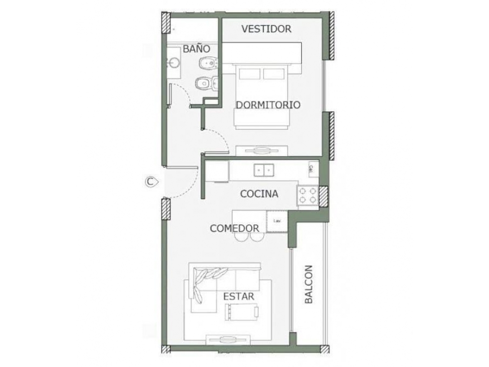 Departamento a la venta en Ituzaingo, Mansilla al 1000 — foto 2