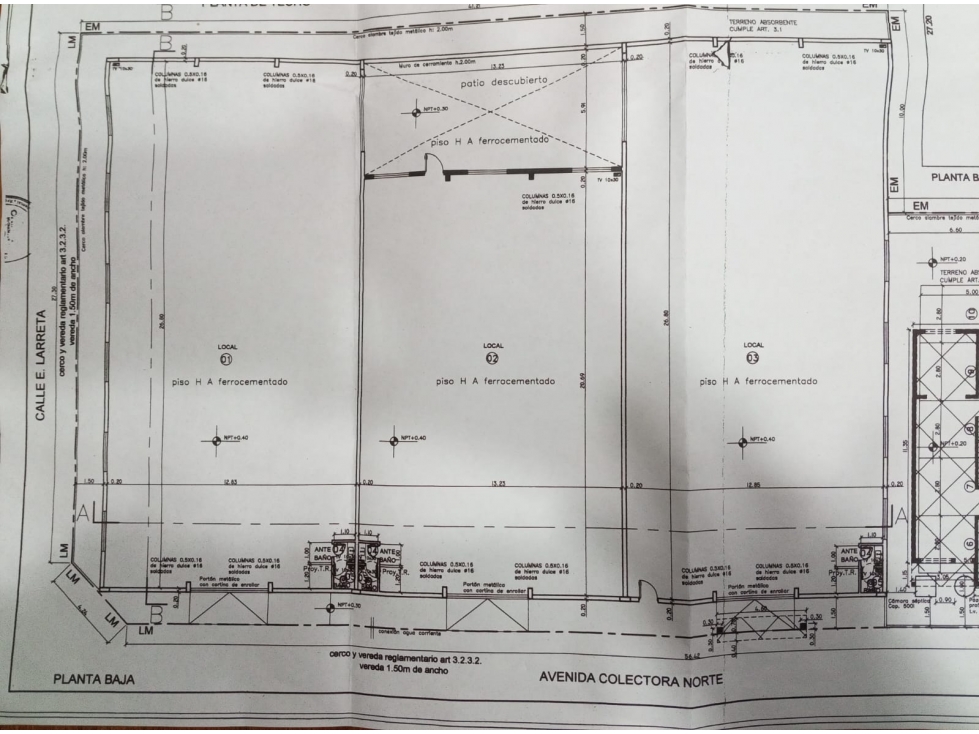 Galpón de 1000m2 cub en ALQUILER, Av Gaona 8300 Moreno - 2