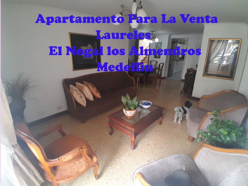 Apartamento en venta Laureles El Nogal Los Almendros, para reformar