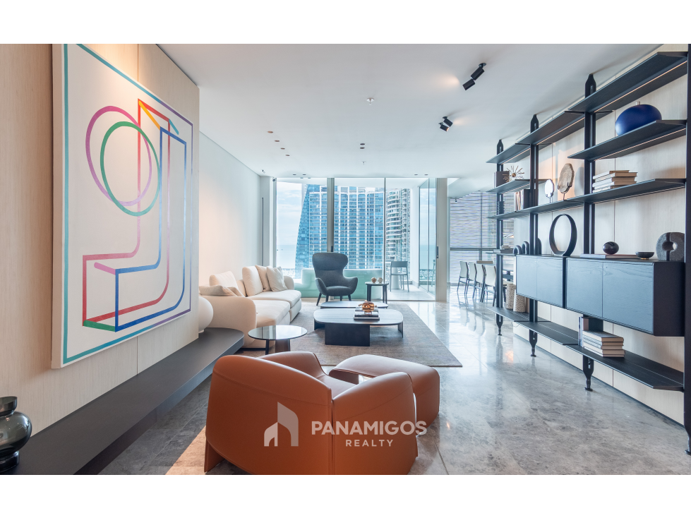 Apartamento amoblado en Pacific Point, Punta Pacífica