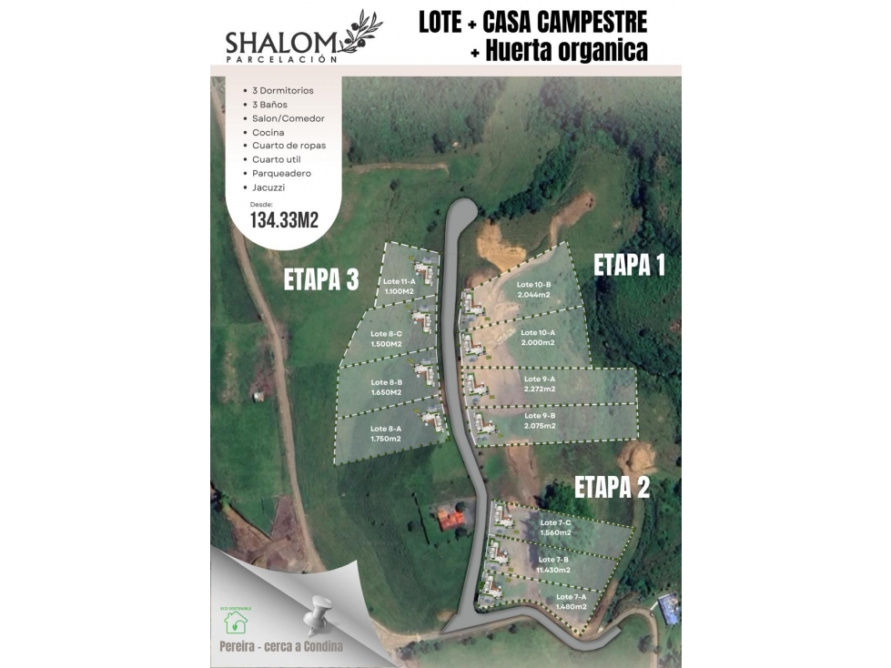 VENDO LOTES CAMPESTRES LA GRAMINEA A 13 MINUTOS DE LA VIA CONDINA