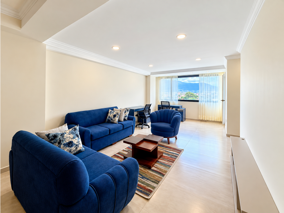 Cumbaya, Renta Departamento Amoblado 85m2, 2 habitaciones.