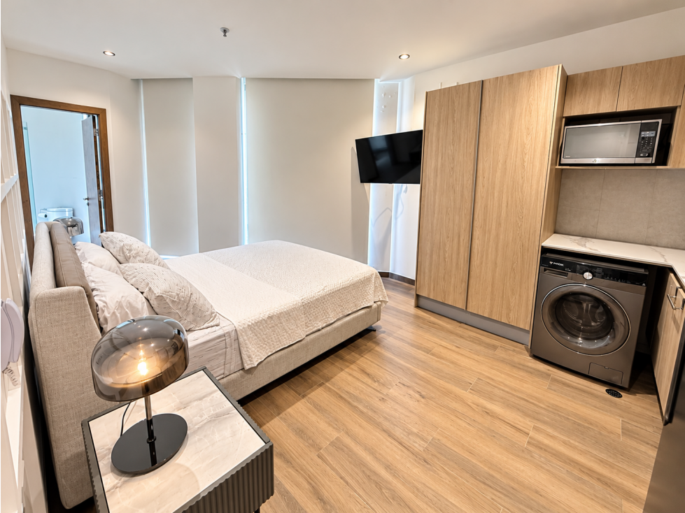 República de El Salvador, Venta Estudio Amoblado, 35 m2, 1 Habitación. — foto 2