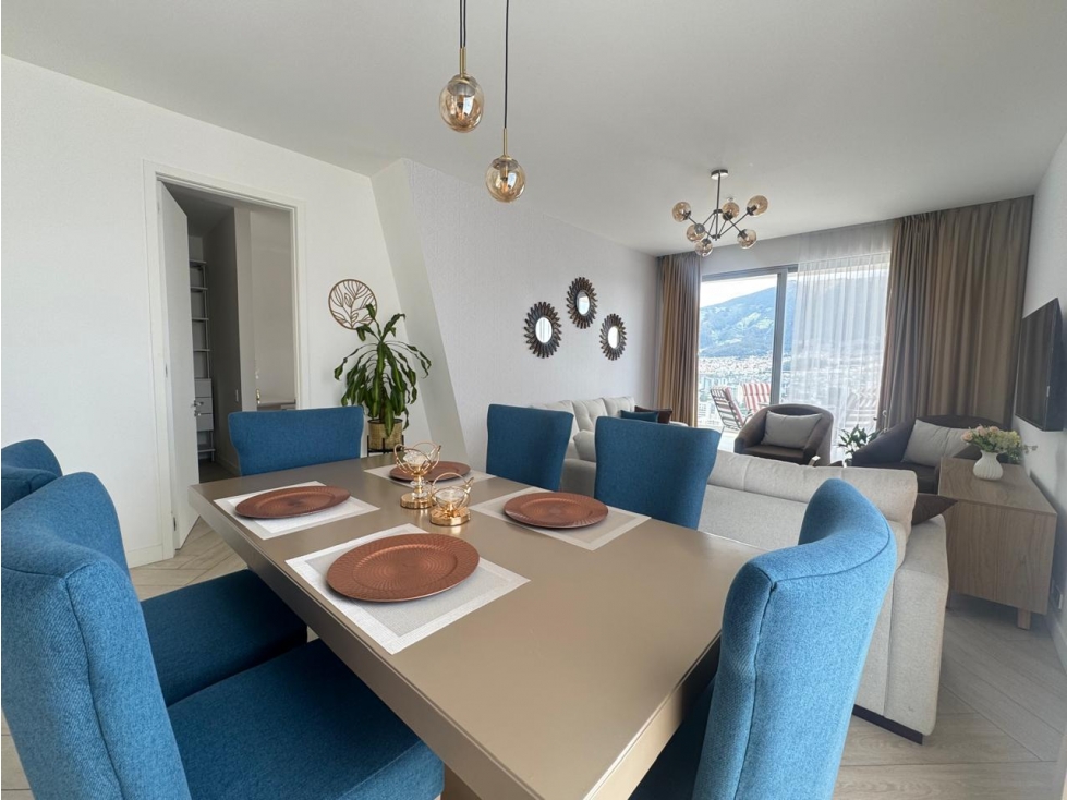 González Suárez, Departamento Amoblado en Renta, 97m2, 2 Habitaciones - 2