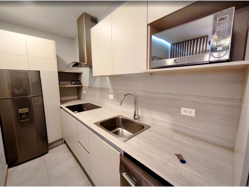 Republica del Salvador, Estudio Amoblado en Renta 35m2, 1 Habitación, — foto 4