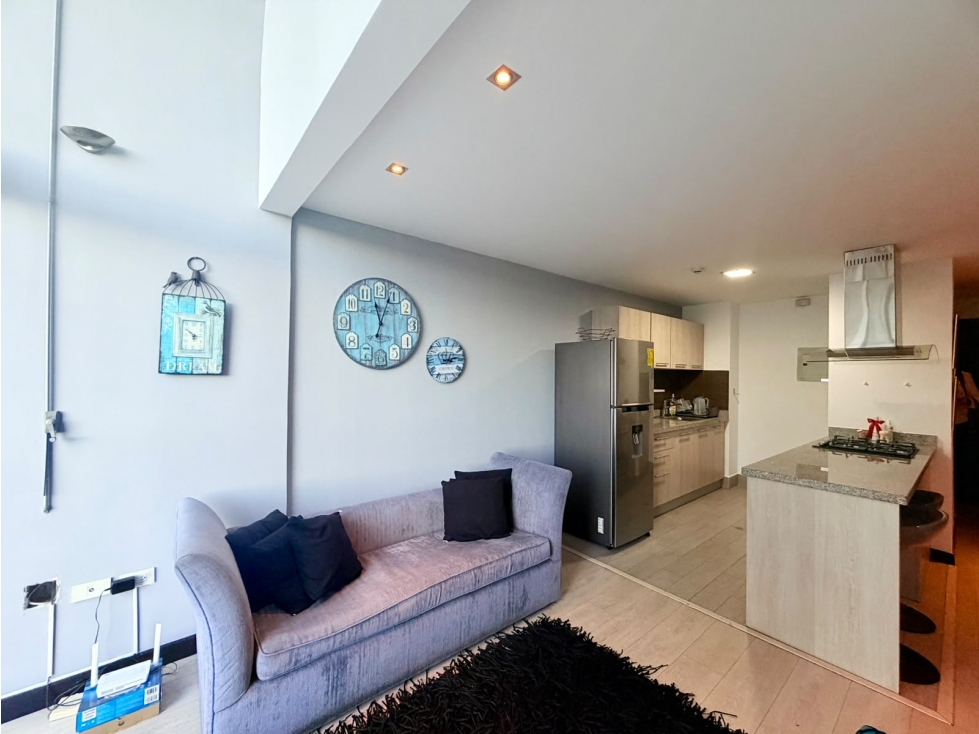 República de El Salvador, Loft Amoblada, 61m2, 1 Habitación. — foto 3