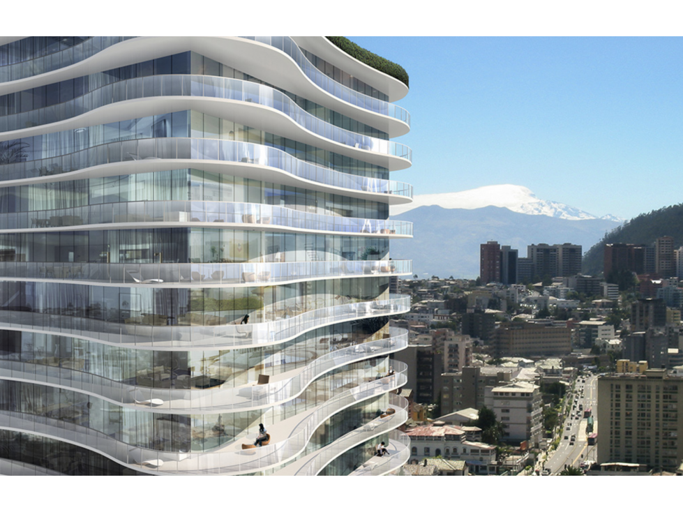 González Suárez, Departamento en Venta 2hab., 128.95m2