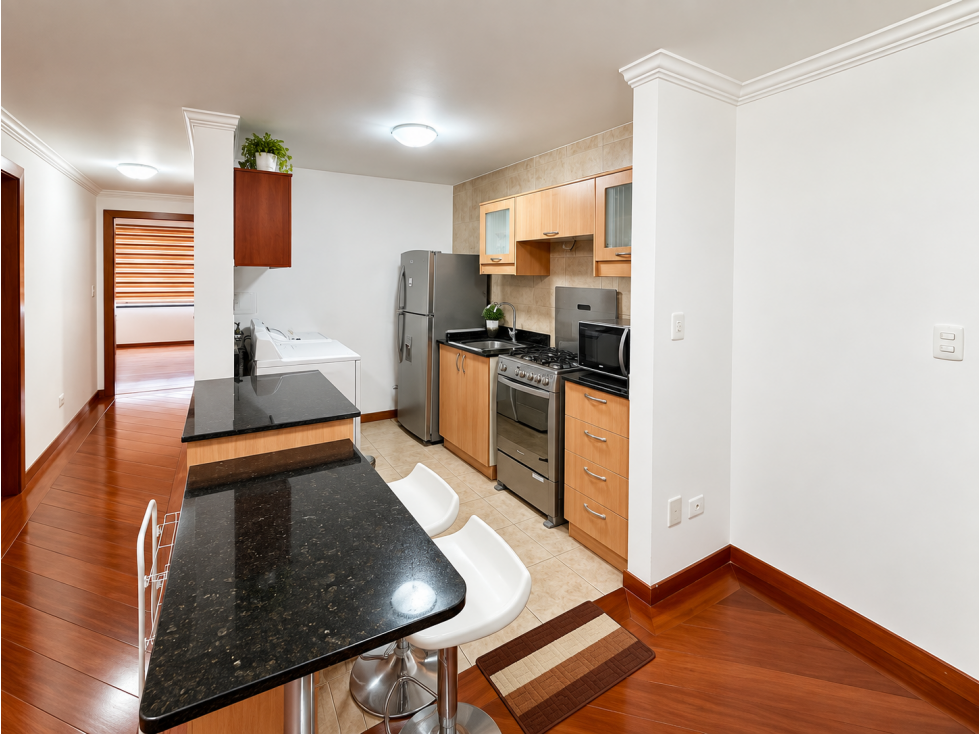 República de El Salvador, Departamento Amoblado, 65m2, 2 Habitaciones. - 4