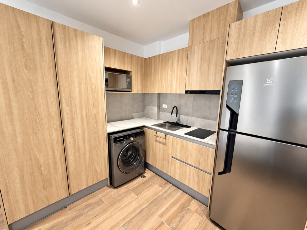 República de El Salvador, Venta Estudio Amoblado, 35 m2, 1 Habitación. — foto 5