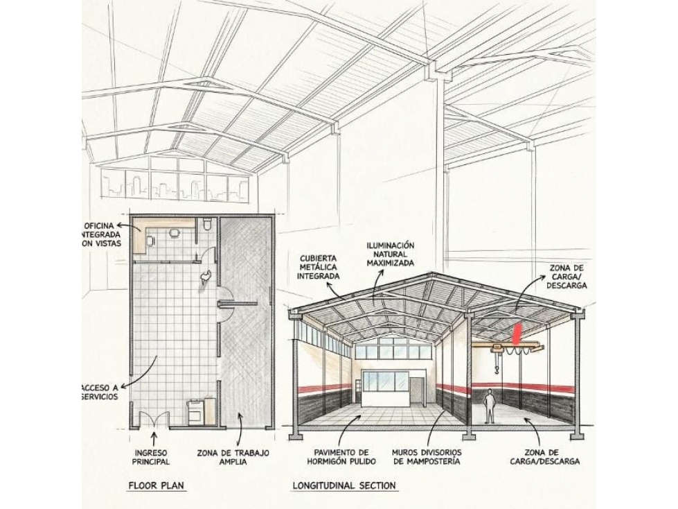 Pomasqui, Bodega en Renta 400m2, 5 parqueaderos - 6