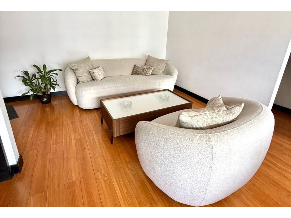 La Carolina, Departamento Amoblado en Renta, 90m2, 3 Habitaciones, - 2