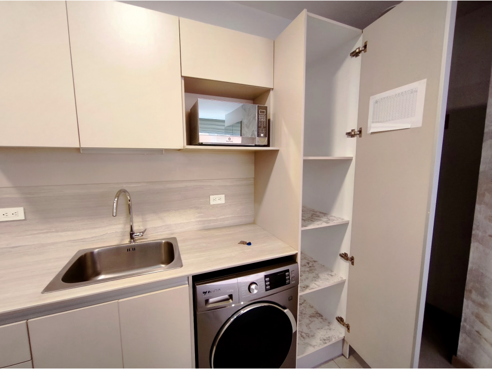 Republica del Salvador, Estudio Amoblado en Renta 35m2, 1 Habitación, — foto 3