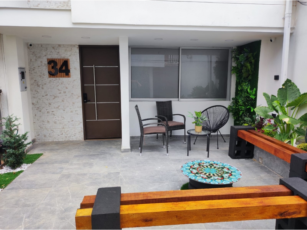 CASA AMOBLADA EN VENTA CONDOMINIO ORO PURO LIBERTADORES — foto 2