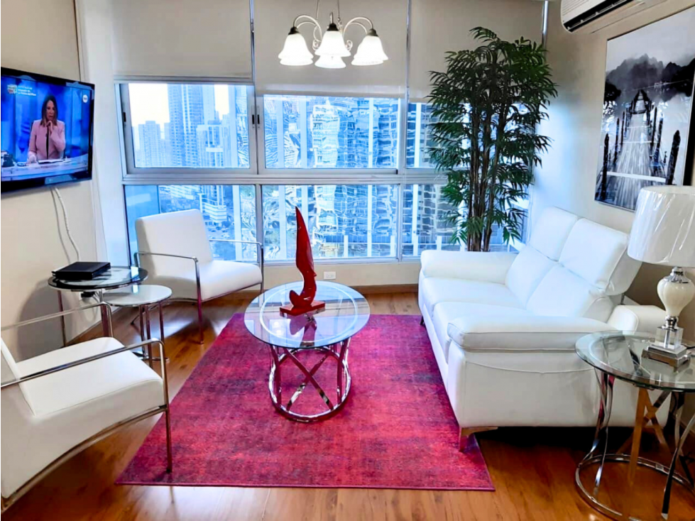 Apartamento amoblado en venta en Avenida Balboa. Panamá. 24-931.