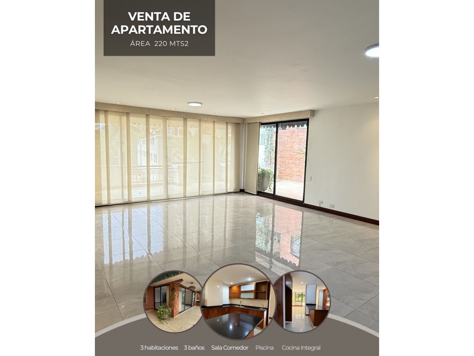 VENTA APARTAMENTO ALTOS DE CRISTALES