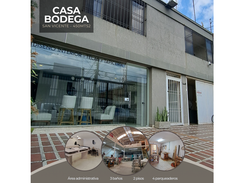 VENDE CASA COMERCIAL BARRIO SAN VICENTE
