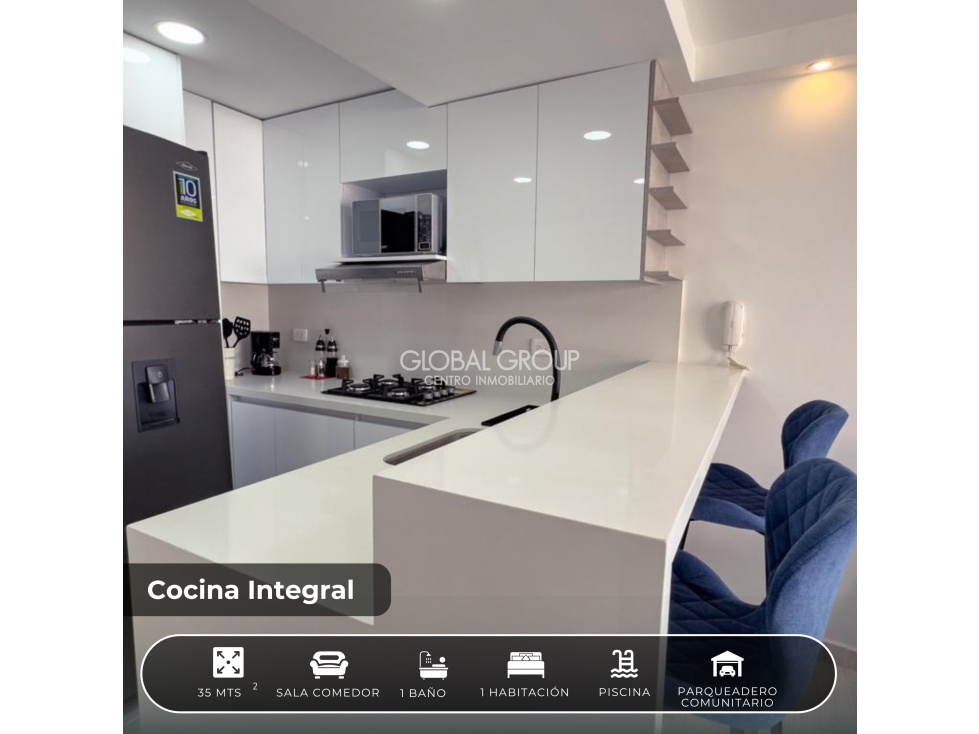 VENTA APARTAESTUDIO EN ALTO LIVING A PUERTA CERRADA — foto 5