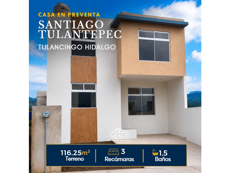CASA EN PREVENTA COL. ALTA LUZ, SANTIAGO TULANTEPEC