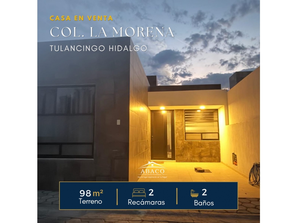 Casa en venta en La Morena Tulancingo con opción de crecimiento - 1
