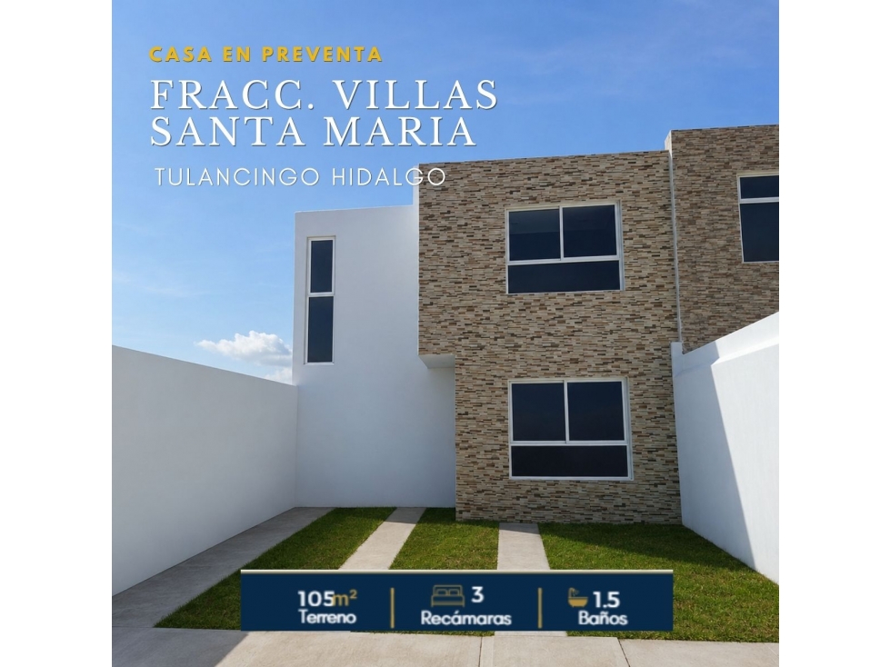 Casa en venta Tulancingo, Fracc Villas