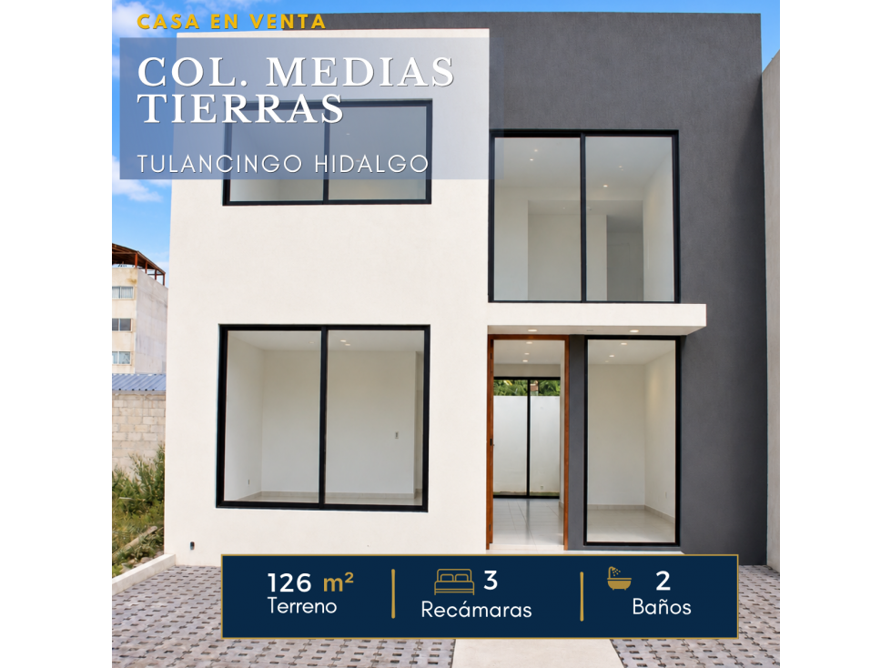 CASA NUEVA EN VENTA ,TULANCINGO, FRACC 11:11
