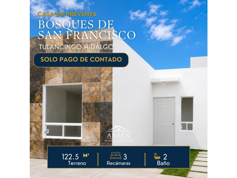 CASAS EN VENTA ENTREGA INMEDIATA SAN JOSÉ, TULANCINGO MOD HORTENCIA