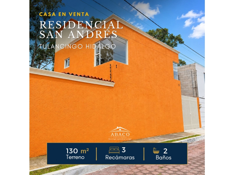 CASA EN VENTA RESIDENCIAL SAN ANDRES