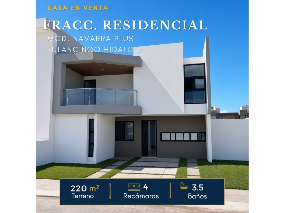 PREVENTA DE CASA RESIDENCIAL TULANCINGO