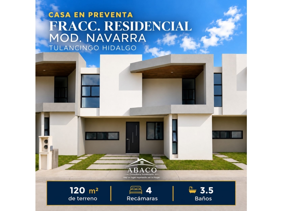 PREVENTA DE CASA RESIDENCIAL, TULANCINGO - 1