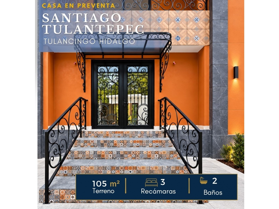 CASA EN PREVENTA EN SANTIAGO, TULANCINGO