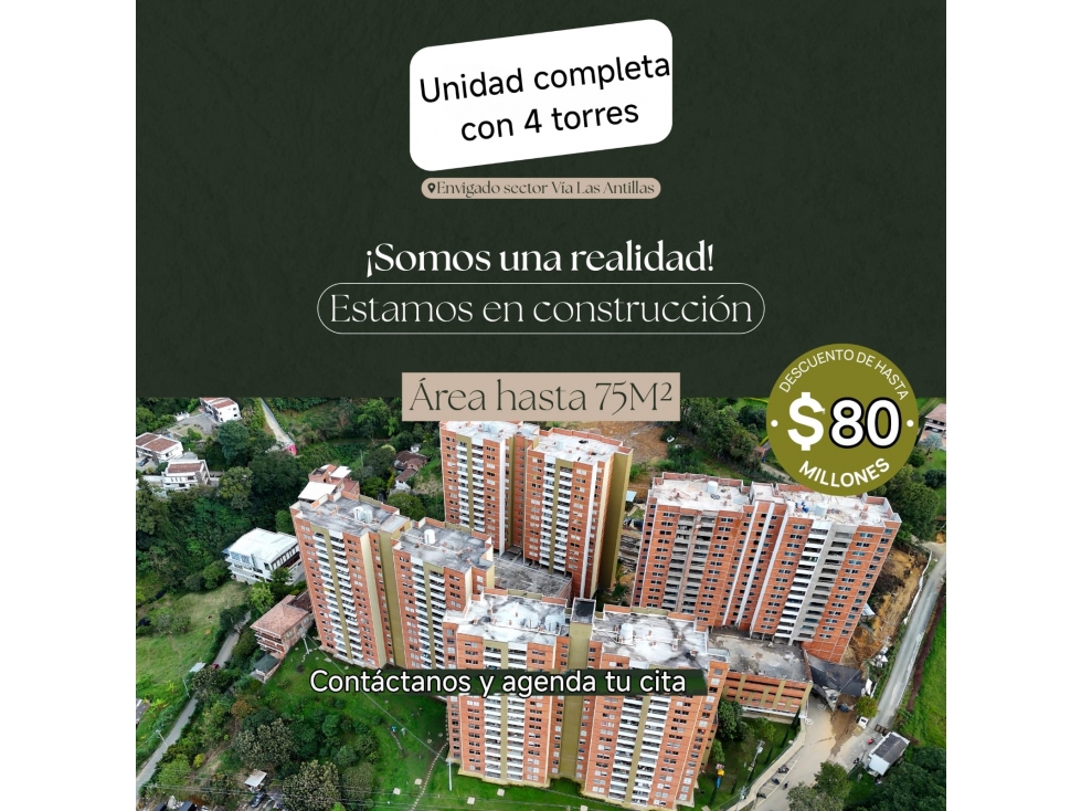Venta Apartamentos Nuevos En Envigado Las Antillas