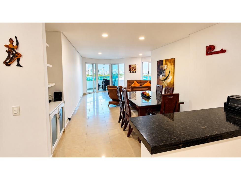 CARTAGENA RENTA APARTAMENTO AMOBLADO LAGUITO — foto 3