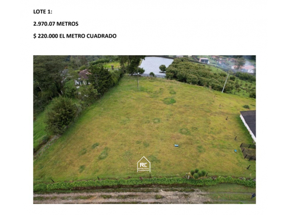 Lote 1 Santa Elena