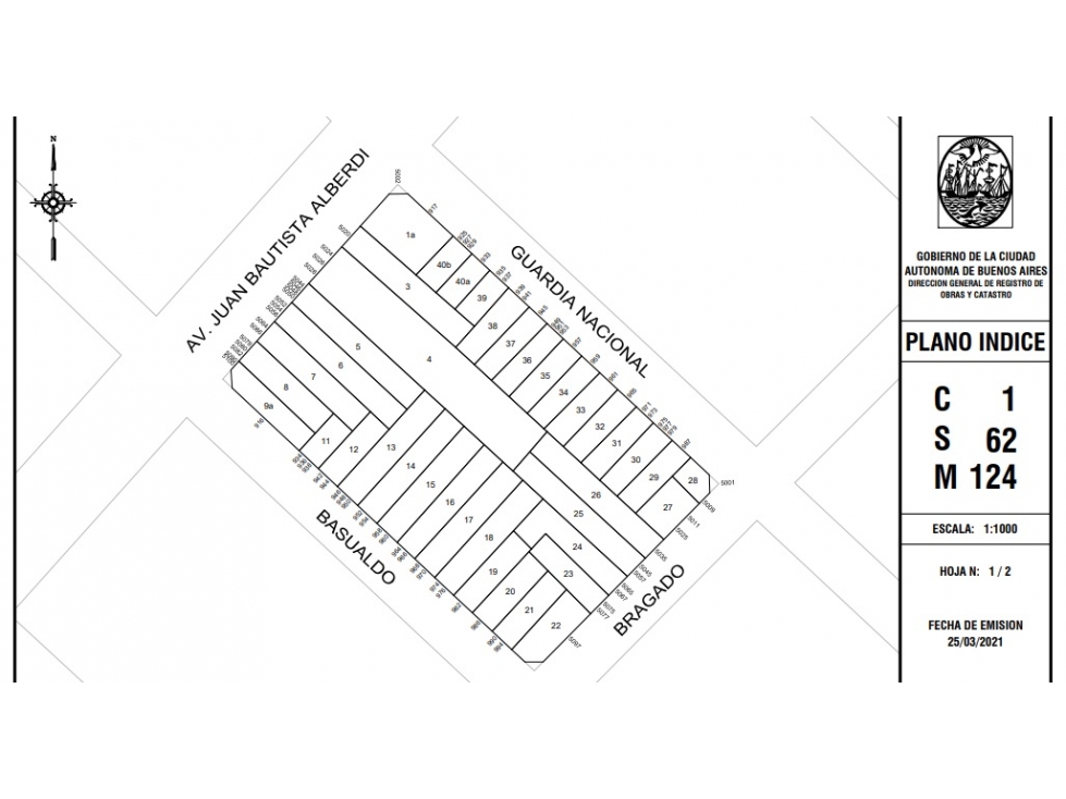 Terreno en Venta Apto desarrollo - 1800 m2 vendibles - Mataderos - 5