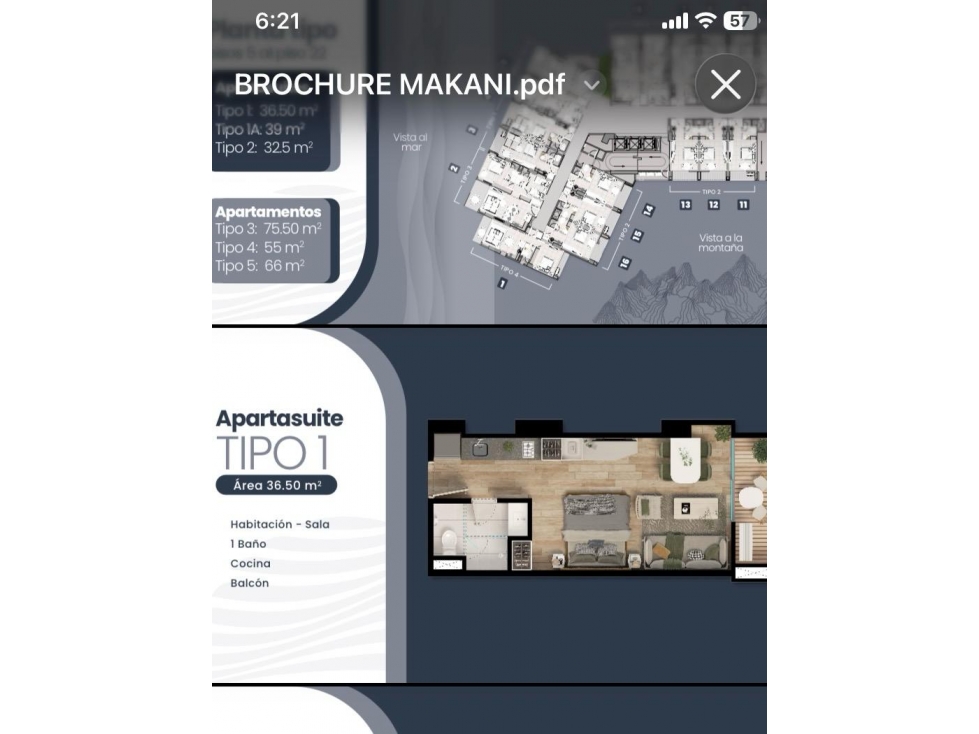 APARTASUITE EN CESION-RODADERO SANTA MARTHA PROYECTO MARANI — foto 5