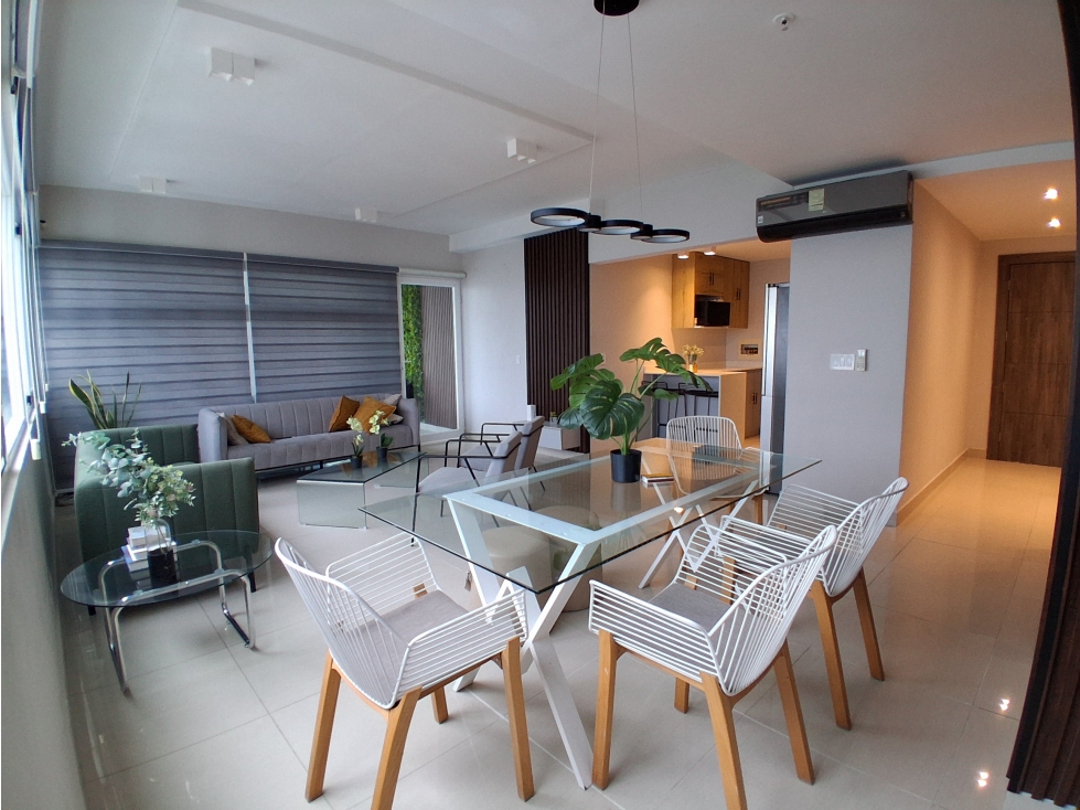 PENTHOUSE AMOBLADO CON AZOTEA PRIVADA, VISTAS AL MAR Y LA CIUDAD