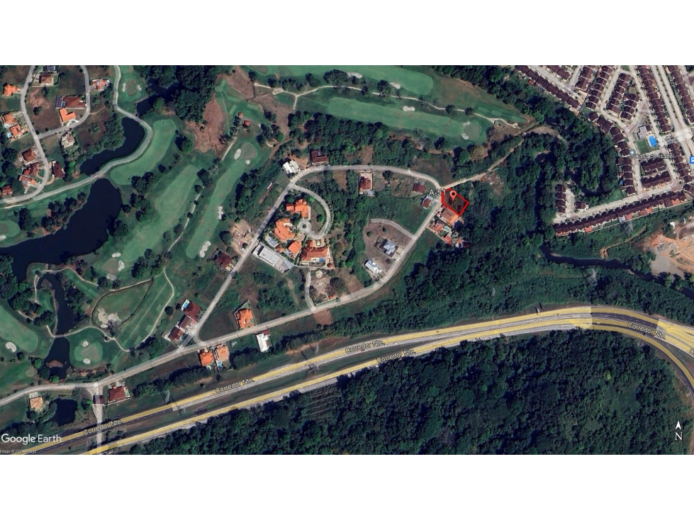 SE VENDE TERRENO EN EL CLUB DE GOLF DE PANAMÁ - 1088 M2 - 2