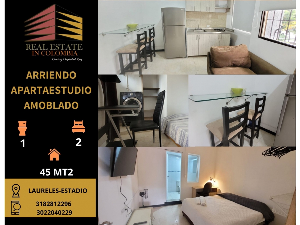 Apartamento Amoblado en Arriendo Cerca del Éxito La 70
