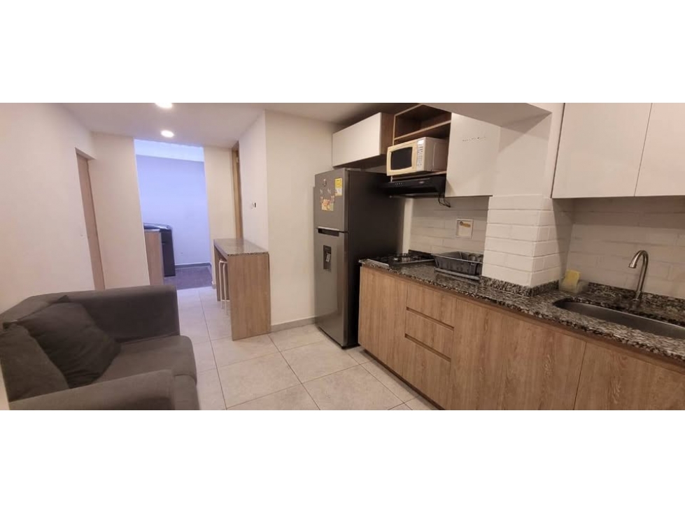 APARTAESTUDIO AMOBLADO EN ARRIENDO LAURELES-CERCA DE LA 70 — foto 2
