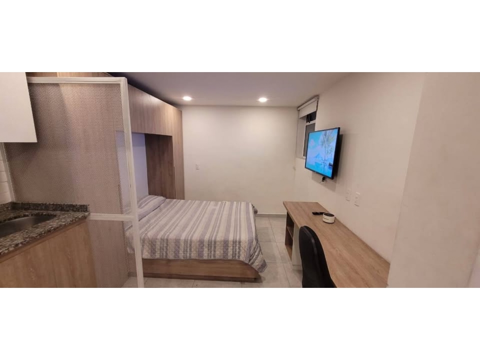 APARTAESTUDIO AMOBLADO EN ARRIENDO LAURELES-CERCA DE LA 70 — foto 6