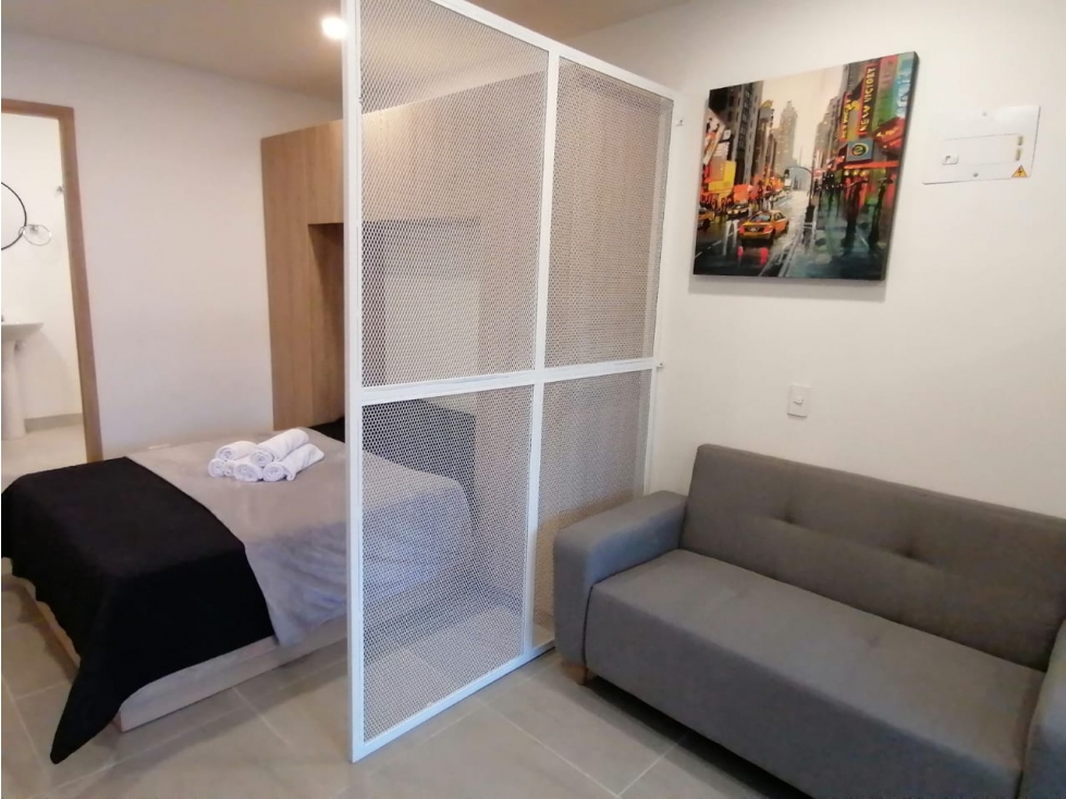 APARTAESTUDIO AMOBLADO EN ARRIENDO-CERCA DE LA 70 Y DEL ESTADIO — foto 2