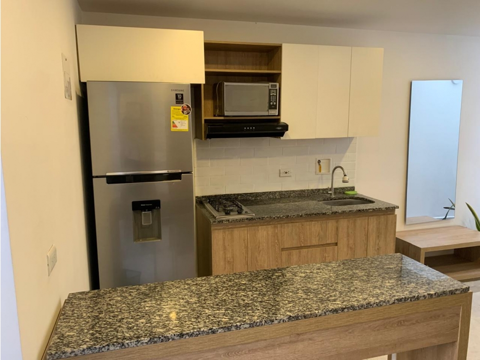 APARTAESTUDIO AMOBLADO EN ARRIENDO LAURELES-CERCA DE LA 70 — foto 6