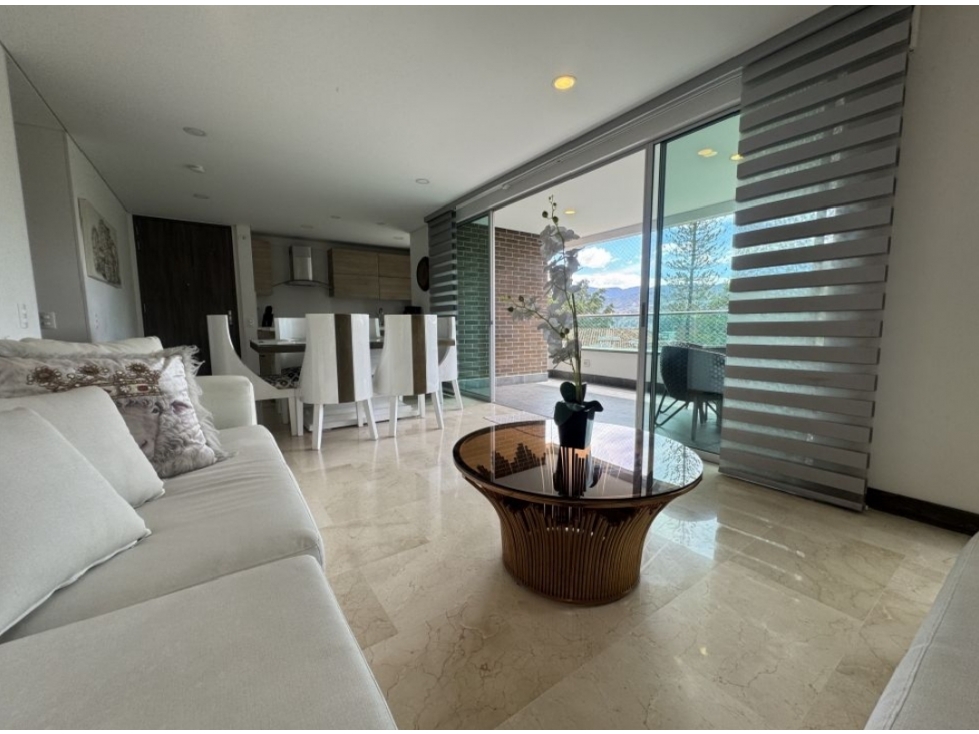 APARTAMENTO EN ARRIENDO AMOBLADO- EN EL POBLADO.