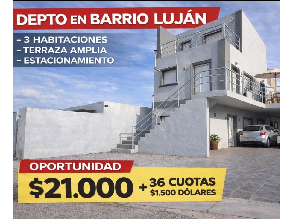 Dúplex 3 habitaciones en Barrio Luján con terraza y financiación — foto 2