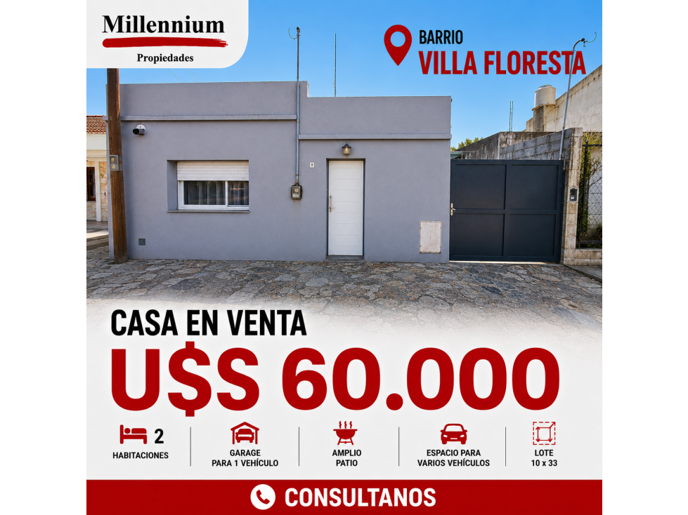 Casa en Venta Villa Floresta Aguilar 1537 - 2