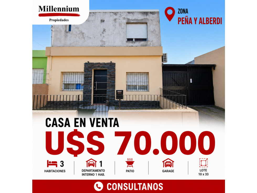 Casa con Depto interno Roque Sáenz Peña 1039 - 2
